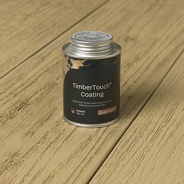 TT-Coating (Golden Teak) t.b.v. gezaagde delen, blikje 0,3 liter