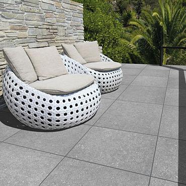 Geoceramica bb stone light grey 60x60x4 cm