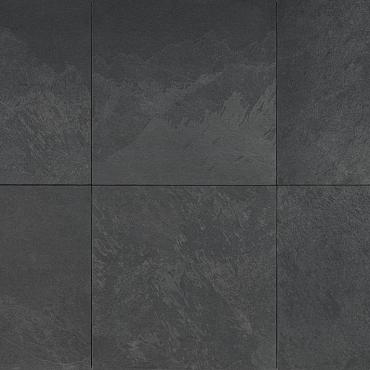 Cerasun 60x60x4cm Black Slate Mustang (restpartij)