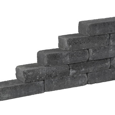 Pilestone line coal 40x15x10cm