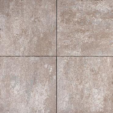 Trippel t 60x60x4cm bruin nuance