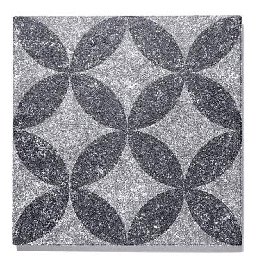 Geoproarte light grey flower 60x60x4 cm