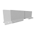 Hardline 150x2200 mm, gegalvaniseerd incl. 4 grondnagels en verbindingsset (2200 mm)